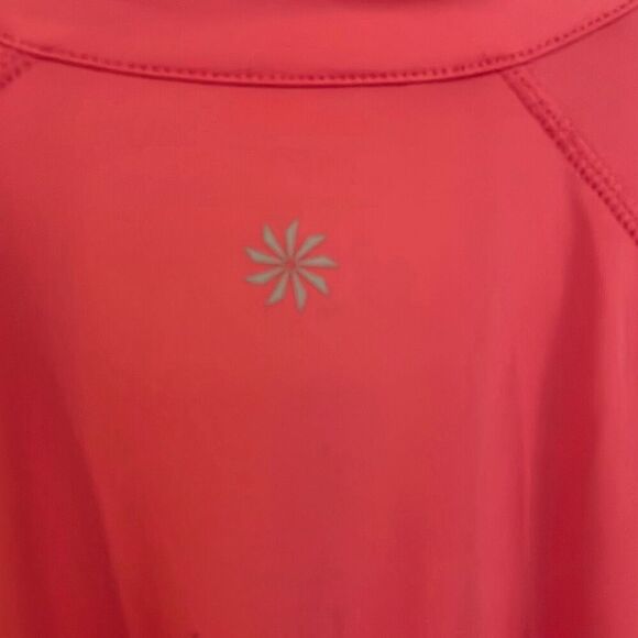 Athleta intrepid sun shield pink quarter zip pullover M - Picture 6 of 13